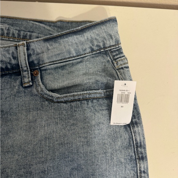 Old Navy Jeans Womens Extra High Rise Sky-Hi Straight Secret Slim Pockets NEW - Picture 7 of 12